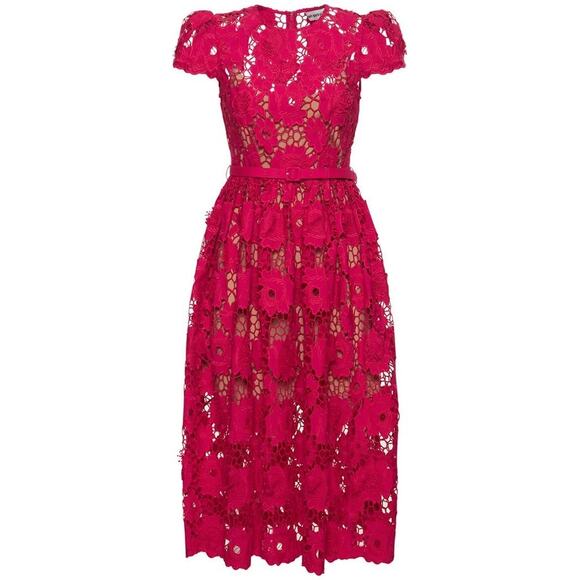 SELF-PORTRAIT Poppy Midi Dress - Picture 5 of 10